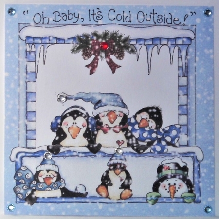 Snow is falling #6 by Hazel Underwood