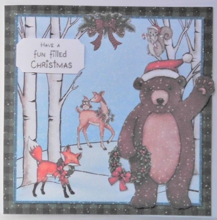 Snow is falling #8 by Hazel Underwood