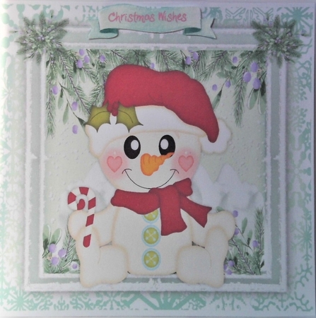Cute Baby Snowman  by Hazel Underwood