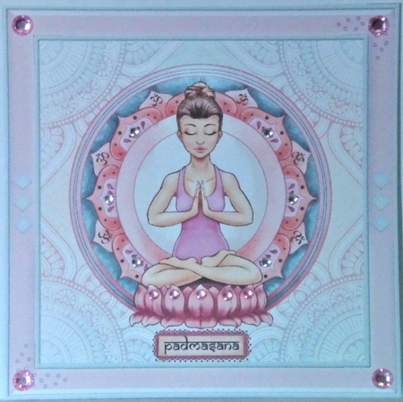 Lotus Padmasana mini kit by Hazel Underwood
