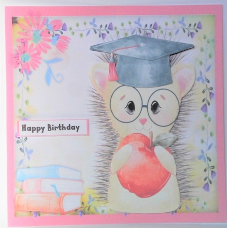5, Gorgeous Card Fronts , Back To School by Hazel Underwood