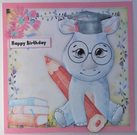 5, Gorgeous Card Fronts , Back To School by Hazel Underwood