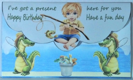 A BIRTHDAY PRESENT MONEY WALLET by Hazel Underwood