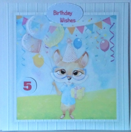 4 lovely card fronts , Cute Animals by Hazel Underwood