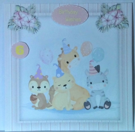 4 lovely card fronts , Cute Animals by Hazel Underwood