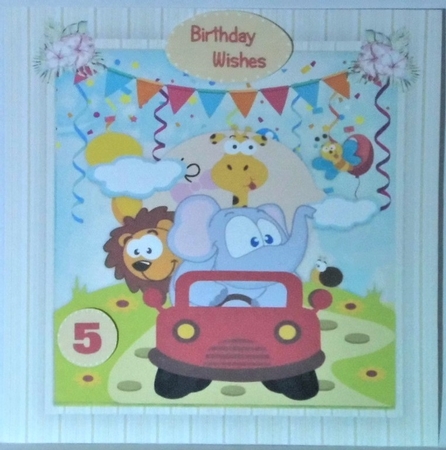 4 lovely card fronts , Cute Animals by Hazel Underwood