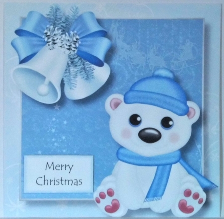 Christmas In Blue Bumper Kit by Hazel Underwood