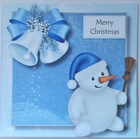 Christmas In Blue Bumper Kit by Hazel Underwood