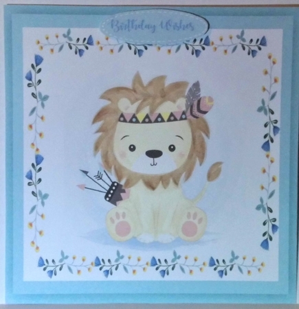 Tribal Warrior Lion  by Hazel Underwood