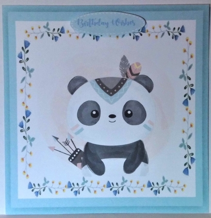 Tribal Warrior Panda by Hazel Underwood