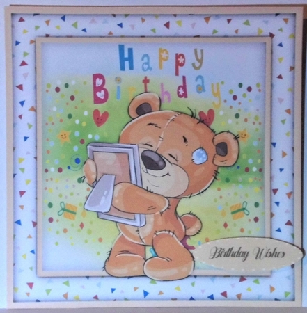 6, Card Fronts , Cute Teddys by Hazel Underwood