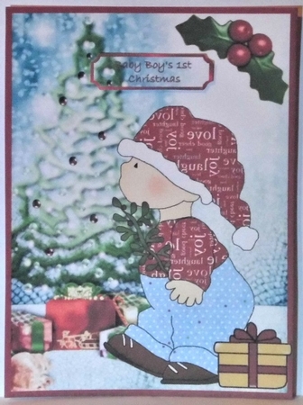 Baby Boys 1st Christmas by Hazel Underwood
