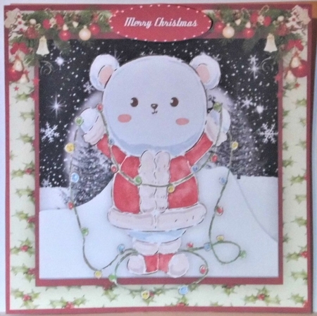Cute Bears Christmas Lights  by Hazel Underwood