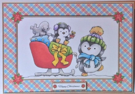 Cute Critters Holiday Topper (Card Three) by Hazel Underwood