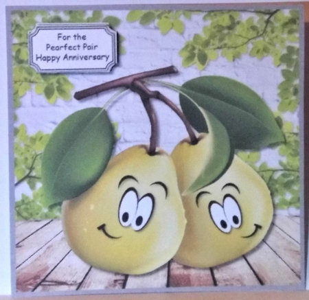 Happy anniversary to the perfect pair by Hazel Underwood