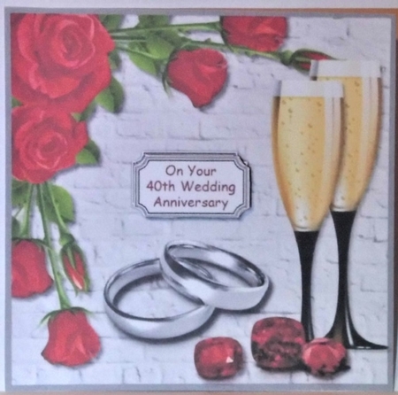 Ruby Anniversary 40 years by Hazel Underwood