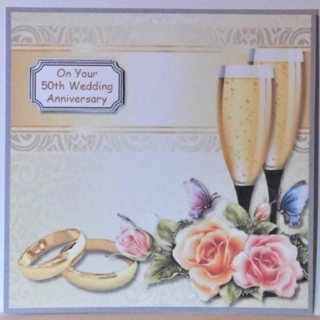 Golden wedding anniversary 50 years by Hazel Underwood