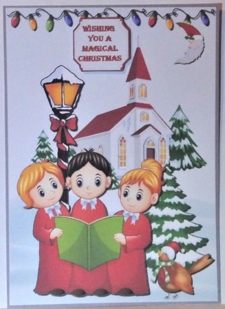 Carollers Sing A5 by Hazel Underwood