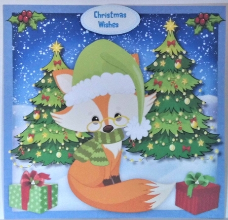 9, Card Fronts , Christmas Friends by Hazel Underwood