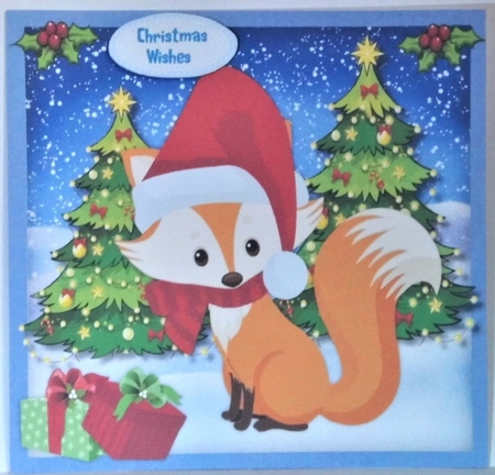 9, Card Fronts , Christmas Friends by Hazel Underwood