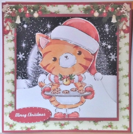 8 , Lovely card Fronts ,Christmas Animals by Hazel Underwood