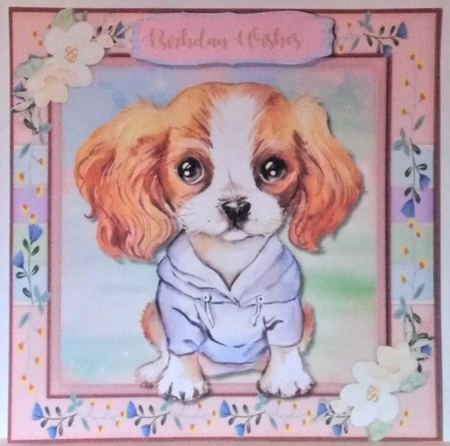Adorable King Charles Pup by Hazel Underwood