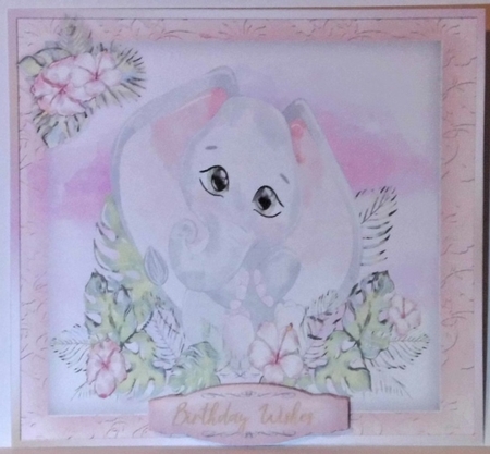4, Lovely card Fronts, Safari Family  by Hazel Underwood