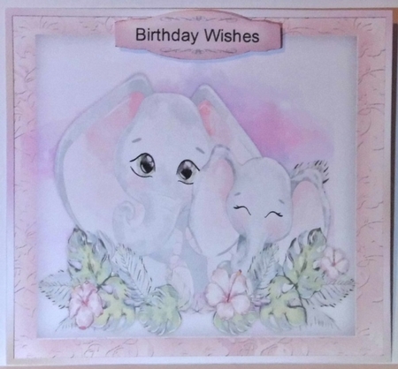 4, Lovely card Fronts, Safari Family  by Hazel Underwood