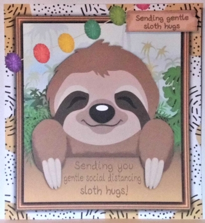 Get Well Soon Sloth 4  8x8 Mini Kit  by Hazel Underwood