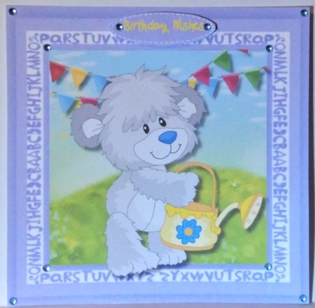 Cuddly Bears Watering Can by Hazel Underwood