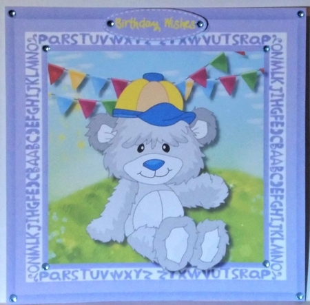 4, Card Fronts , Cuddly Teddys  by Hazel Underwood