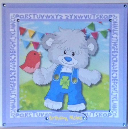 4, Card Fronts , Cuddly Teddys  by Hazel Underwood