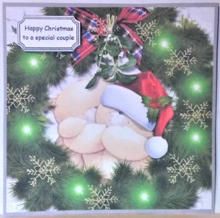 Forever Friends Bears Christmas Wreath by Hazel Underwood