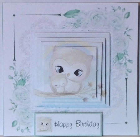 Cute Owl Pyramage by Hazel Underwood