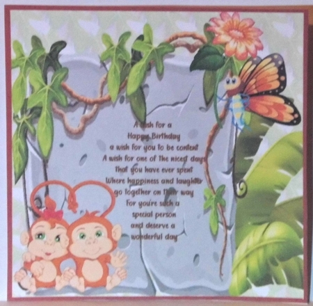 Monkeys in love by Hazel Underwood