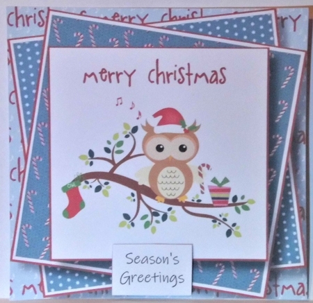 Merry Christmas Owls Bumper Kit by Hazel Underwood