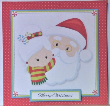 Cute Santa Holiday Toppers Bumper Kit by Hazel Underwood