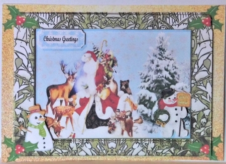 Merry Christmas to all my friends by Hazel Underwood