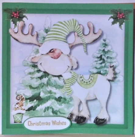   Reindeer Gnome  by Hazel Underwood