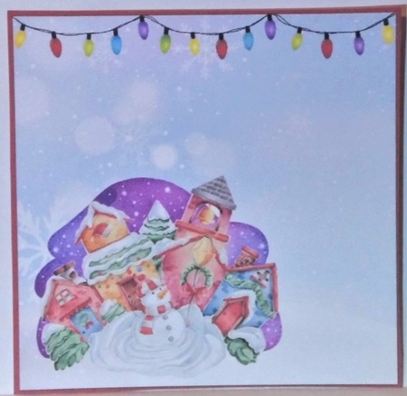 A snowy Village by Hazel Underwood