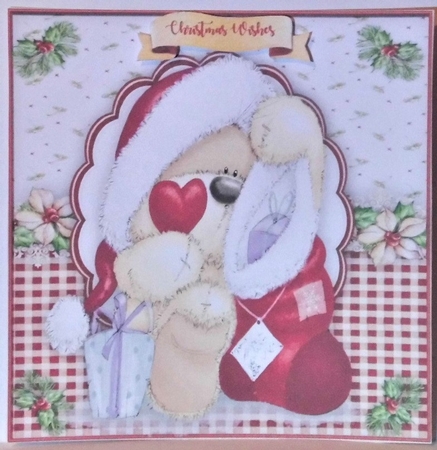 Teds Christmas Stocking by Hazel Underwood