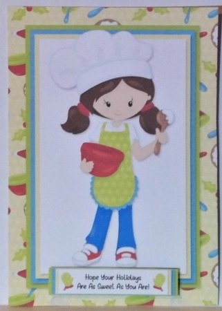 Baking Theme Holiday Topper by Hazel Underwood