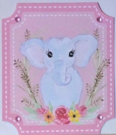 4 Pink wildlife animal toppers 2 by Hazel Underwood