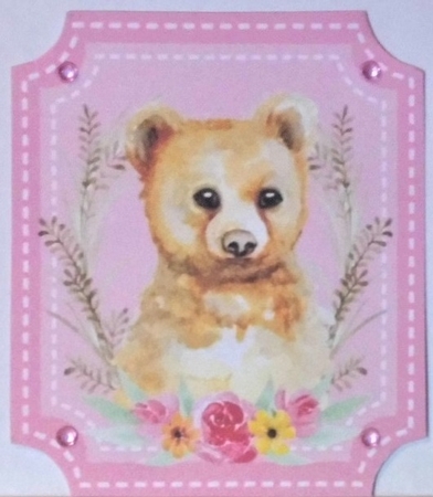 4 Pink wildlife animal toppers 2 by Hazel Underwood