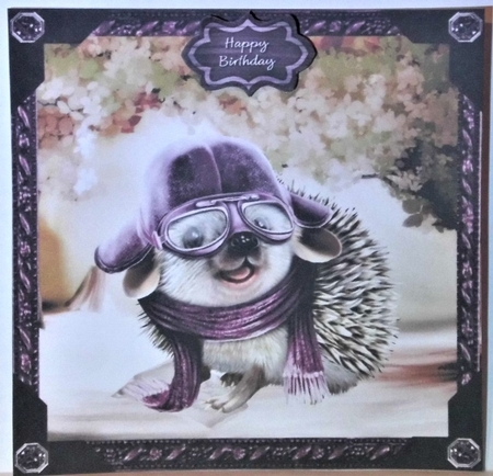 Hedge-Hugs Purple (Multi-Use Humorous And Regular) Mini Kit by Hazel Underwood