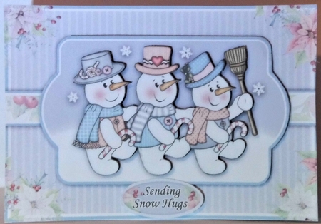 Snowmen Trio A5 Mini Kit by Hazel Underwood