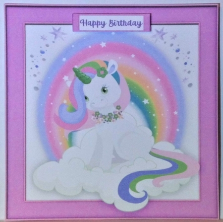 Gorgeous Rainbow Unicorn, Lilac by Hazel Underwood