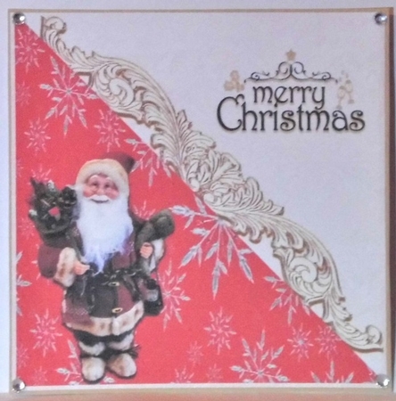 Christmas Santa Quick Card by Hazel Underwood