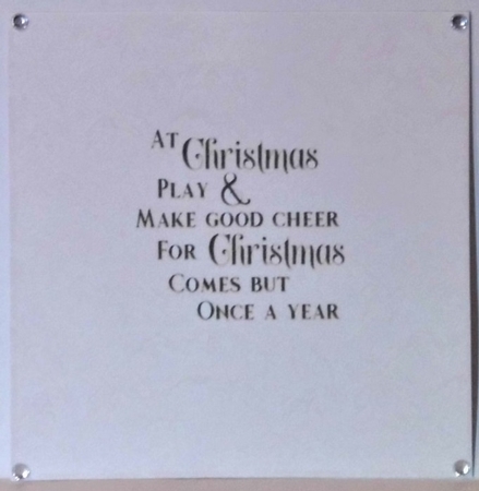 Christmas Santa Quick Card by Hazel Underwood