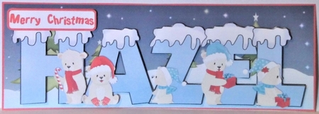 POLAR BEAR NAMES - HAZEL by Hazel Underwood